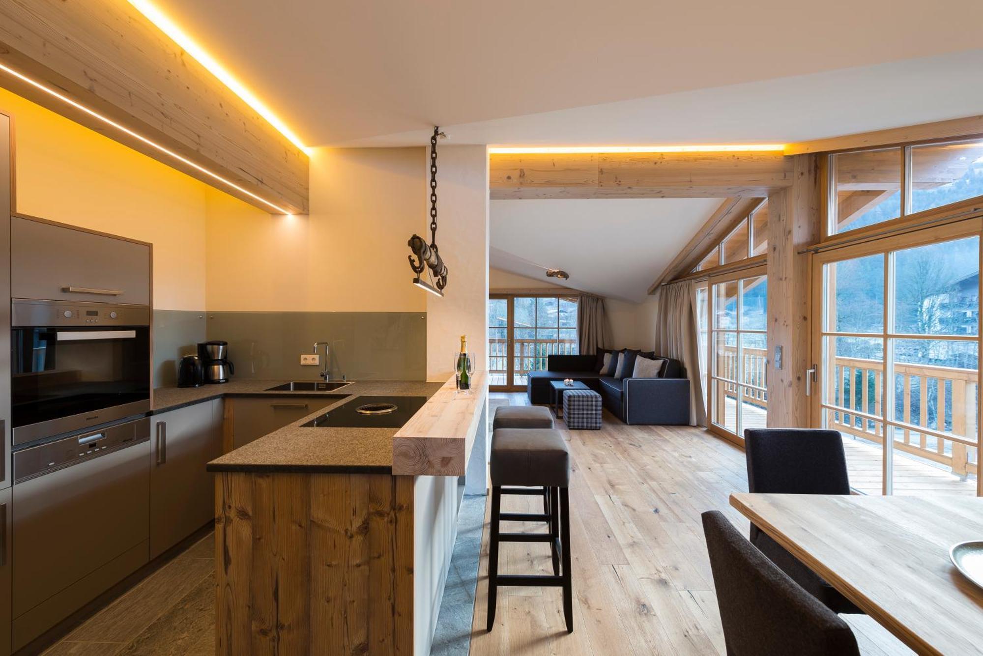 Alpen Chalet Dorfwies 티롤 키르흐베르크 객실 사진